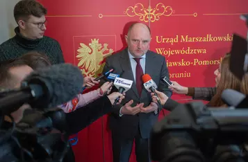 Wręczenie nominacji członkom Europejskiego Korpusu Radnych fot. Mikołaj Kuras dla UMWKP