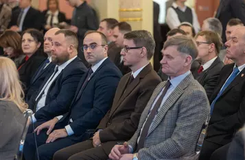 Wręczenie nominacji członkom Europejskiego Korpusu Radnych fot. Mikołaj Kuras dla UMWKP