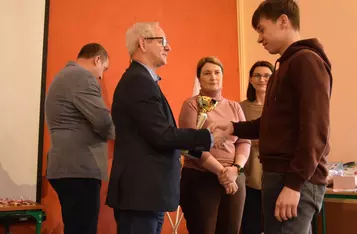 Turniej szachowy w Chełmnie/ Fot. AW