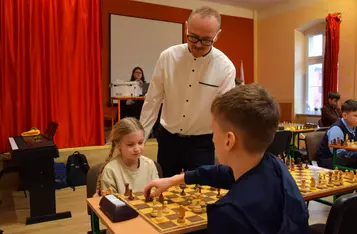 Turniej szachowy w Chełmnie/ Fot. AW