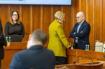 Sesja sejmiku województwa, 17 lutego 2025, fot. Szymon Zdziebło/tarantoga dla UMWKP