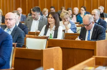 Sesja sejmiku województwa, 17 lutego 2025, fot. Szymon Zdziebło/tarantoga dla UMWKP