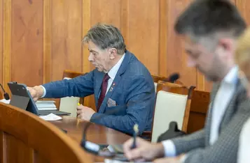 Sesja sejmiku województwa, 17 lutego 2025, fot. Szymon Zdziebło/tarantoga dla UMWKP