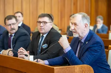 Sesja sejmiku województwa, 17 lutego 2025, fot. Szymon Zdziebło/tarantoga dla UMWKP