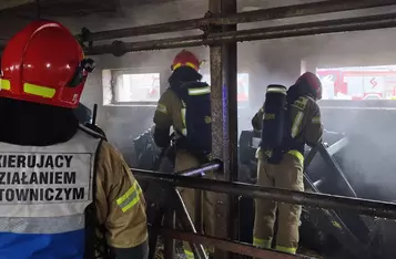 Pożar w Rybieńcu pod Chełmnem/ Fot. KP PSP Chełmno
