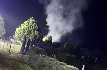 Trwa czarna seria pożarów na działkach w Chełmnie/ Fot. OSP Podwiesk