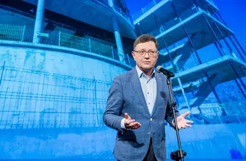 Wiecha na budowie czwartego kręgu Opery Nova, fot. Tomasz Czachorowski/eventphoto dla UMWKP