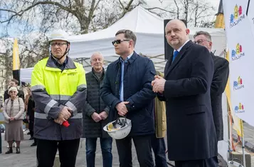 Wiecha na budowie czwartego kręgu Opery Nova, fot. Tomasz Czachorowski/eventphoto dla UMWKP