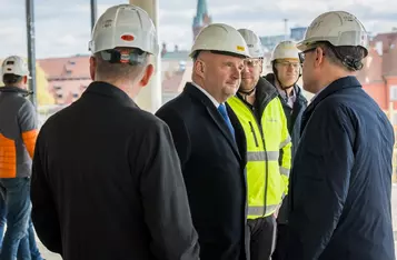 Wiecha na budowie czwartego kręgu Opery Nova, fot. Tomasz Czachorowski/eventphoto dla UMWKP