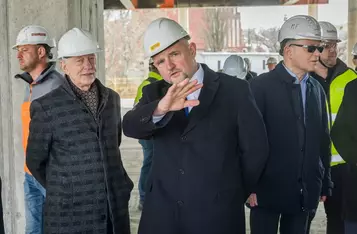 Wiecha na budowie czwartego kręgu Opery Nova, fot. Tomasz Czachorowski/eventphoto dla UMWKP