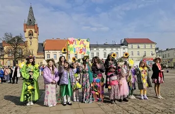 Pierwszy Dzień Wiosny w Sp nr 4 w Świeciu/ fot. EŻ