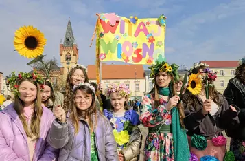 Pierwszy Dzień Wiosny w Sp nr 4 w Świeciu/ fot. EŻ