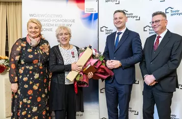 Gala wręczenia nagród z okazji Międzynarodowego Dnia Teatru, fot. Szymon Zdziebło/tarantoga.pl dla UMWKP