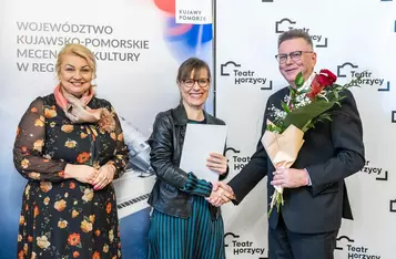 Gala wręczenia nagród z okazji Międzynarodowego Dnia Teatru, fot. Szymon Zdziebło/tarantoga.pl dla UMWKP