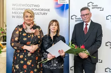 Gala wręczenia nagród z okazji Międzynarodowego Dnia Teatru, fot. Szymon Zdziebło/tarantoga.pl dla UMWKP