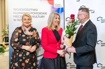 Gala wręczenia nagród z okazji Międzynarodowego Dnia Teatru, fot. Szymon Zdziebło/tarantoga.pl dla UMWKP