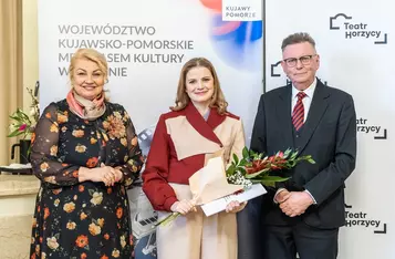 Gala wręczenia nagród z okazji Międzynarodowego Dnia Teatru, fot. Szymon Zdziebło/tarantoga.pl dla UMWKP