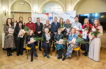 Gala wręczenia nagród z okazji Międzynarodowego Dnia Teatru, fot. Szymon Zdziebło/tarantoga.pl dla UMWKP