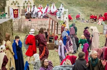 Misterium Męki Pańskiej w Dolinie Śmierci, fot. Tomasz Czachorowski/eventphoto.com.pl dla UMWKP