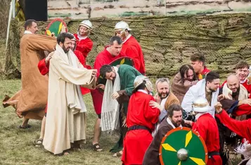 Misterium Męki Pańskiej w Dolinie Śmierci, fot. Tomasz Czachorowski/eventphoto.com.pl dla UMWKP