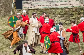 Misterium Męki Pańskiej w Dolinie Śmierci, fot. Tomasz Czachorowski/eventphoto.com.pl dla UMWKP