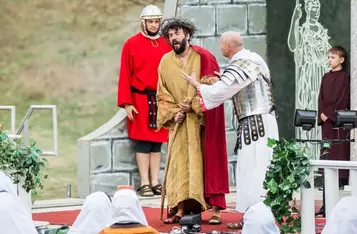 Misterium Męki Pańskiej w Dolinie Śmierci, fot. Tomasz Czachorowski/eventphoto.com.pl dla UMWKP