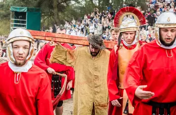 Misterium Męki Pańskiej w Dolinie Śmierci, fot. Tomasz Czachorowski/eventphoto.com.pl dla UMWKP