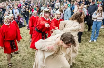 Misterium Męki Pańskiej w Dolinie Śmierci, fot. Tomasz Czachorowski/eventphoto.com.pl dla UMWKP