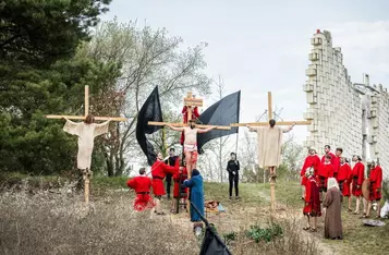 Misterium Męki Pańskiej w Dolinie Śmierci, fot. Tomasz Czachorowski/eventphoto.com.pl dla UMWKP