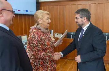 Umowy FEdKP, 16 kwietnia 2025, fot. Mikołaj Kuras dla UMWKP