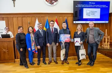 Finał Regionalnego Konkursu Wiedzy o Samorządzie Terytorialnym dla uczniów szkół ponadpodstawowych, fot. Andrzej Goiński/UMWKP