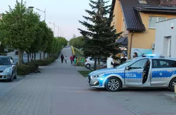 Wypadek na hulajnodze w Świeciu/ fot. KPP Świecie