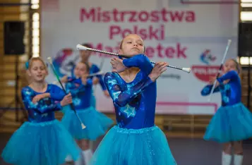 Mażoretki walczyły w Mistrzostwach Polski w Chełmnie/Fot. Pitrex