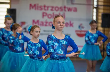 Mażoretki walczyły w Mistrzostwach Polski w Chełmnie/Fot. Pitrex
