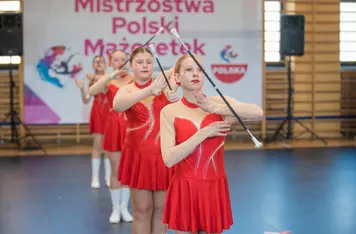 Mażoretki walczyły w Mistrzostwach Polski w Chełmnie/Fot. Pitrex