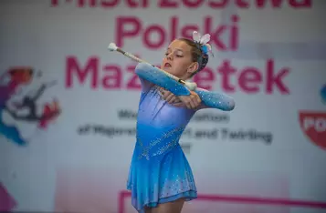 Mażoretki walczyły w Mistrzostwach Polski w Chełmnie/Fot. Pitrex