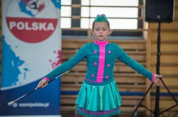 Mażoretki walczyły w Mistrzostwach Polski w Chełmnie/Fot. Pitrex