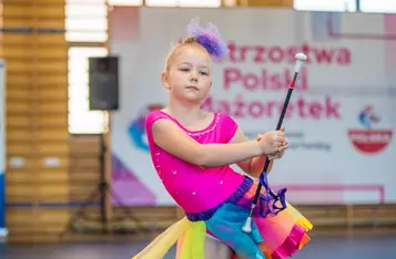 Mażoretki walczyły w Mistrzostwach Polski w Chełmnie/Fot. Pitrex