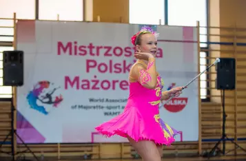 Mażoretki walczyły w Mistrzostwach Polski w Chełmnie/Fot. Pitrex