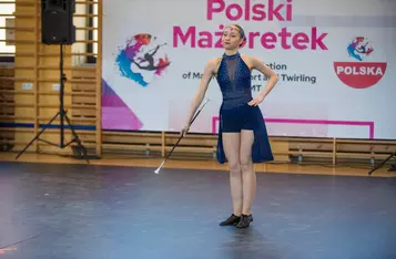 Mażoretki walczyły w Mistrzostwach Polski w Chełmnie/Fot. Pitrex