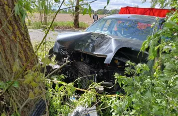Tragiczny wypadek na drodze pod Świeciem/ Fot. KPP Świecie