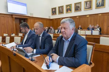 Sesja absolutoryjna sejmiku województwa, 26 maja 2025, fot. Mikołaj Kuras dla UMWKP