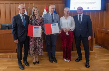 Uroczystość wręczenia umów FEdKP, 13 czerwca 2025 r., fot. Mikołaj Kuras dla UMWKP