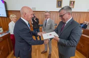 Uroczystość wręczenia umów FEdKP, 13 czerwca 2025 r., fot. Mikołaj Kuras dla UMWKP