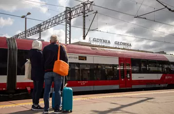 Pierwszy kurs pociągu Latarnik na Hel, fot. Agnieszka Bielecka/Arriva