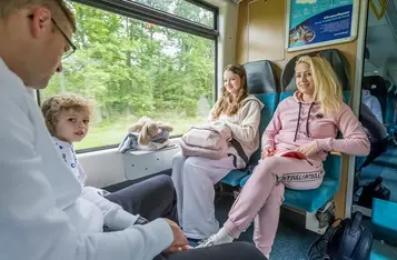 Pierwszy kurs pociągu Latarnik na Hel, fot. Agnieszka Bielecka/Arriva