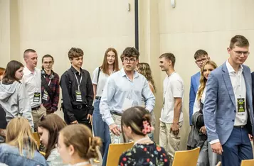 Okrągły Stół Uczniowski, Toruń 2025, fot. Andrzej Goiński/UMWK