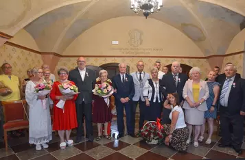 Złote gody w ratuszu w Chełmnie/ Fot. Pitrex