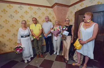 Złote gody w ratuszu w Chełmnie/ Fot. Pitrex
