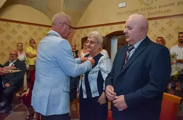 Złote gody w ratuszu w Chełmnie/ Fot. Pitrex
